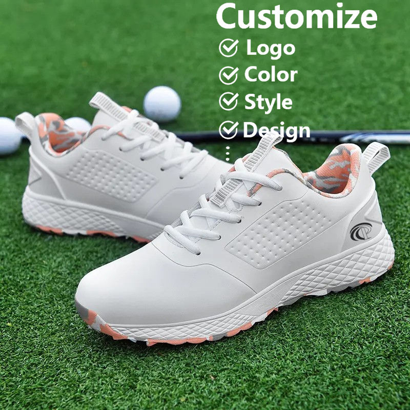 Factory Custom OEM Fashion Simple High Quality Grab the Nail Cushion Absorbs Shock Golf Shoes