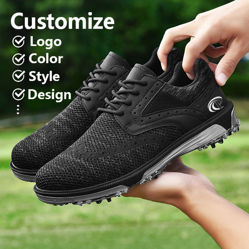 Supplier Customize Fashion Grip & Flexibility Cushioning Water Proof Antiskid Grab the Nail Golf Shoes
