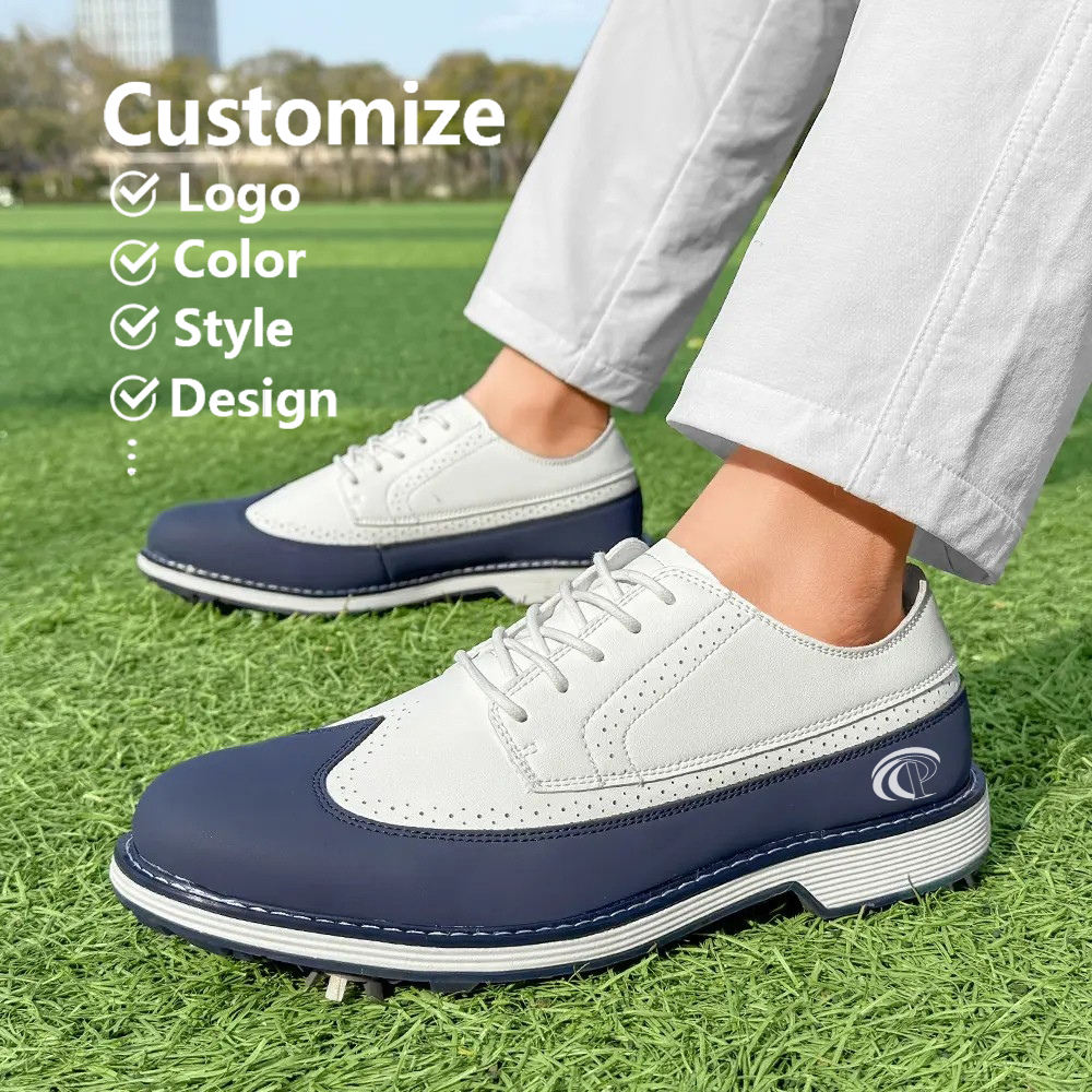 Cushion Construction Soft Golf Shoes for Men | OEM & ODM Golf Footwear