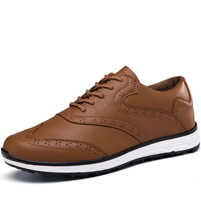 Supplier Customize Stable Golf Shoes for Men | Strategic Reinforcement Support