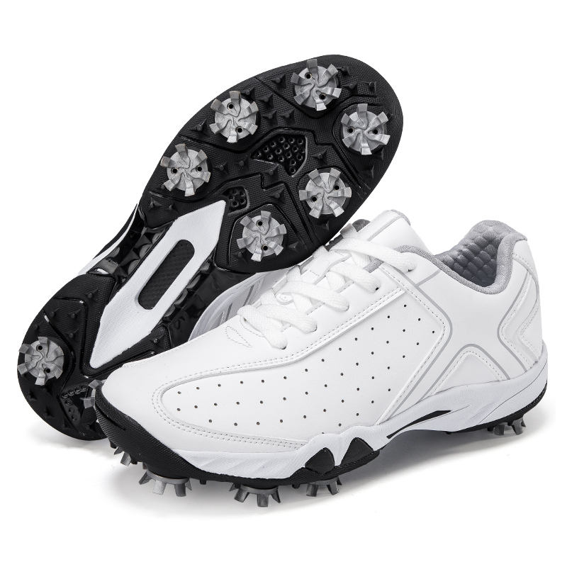 OEM Lightweight Cushioning Golf Shoes for Men | Shock Absorbing Golf Footwear Supplier